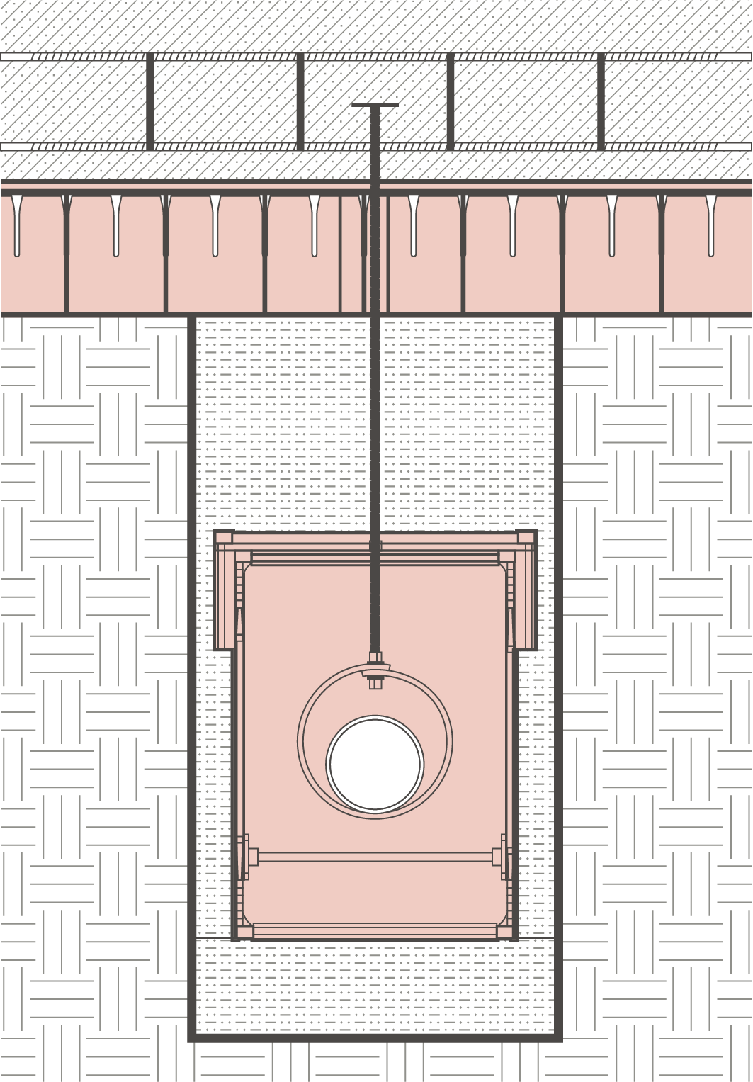 PlumbingVoid detail with components